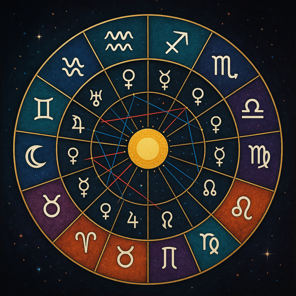 Vygenerovaný horoskop pomocou AI