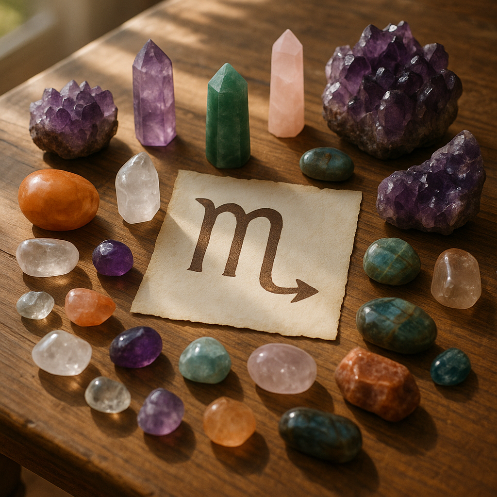Crystals and the Scorpion sign